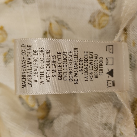 💕MAX STUDIO💕 Ruffle Tiered Midi Skirt ~ Natural Lemon Harvest XL NWT - Picture 14 of 14